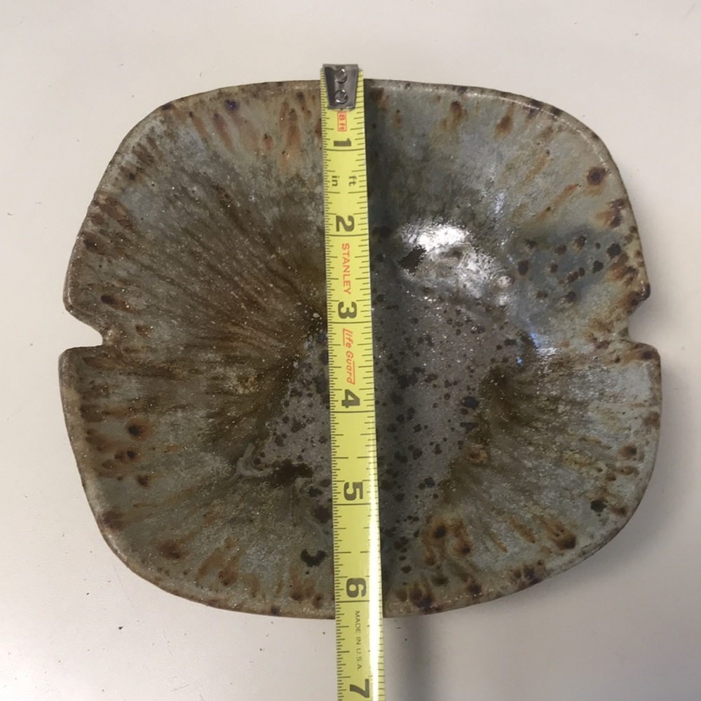Signed Studio Pottery Trinket Dish / Ashtray - Picture 6 of 8